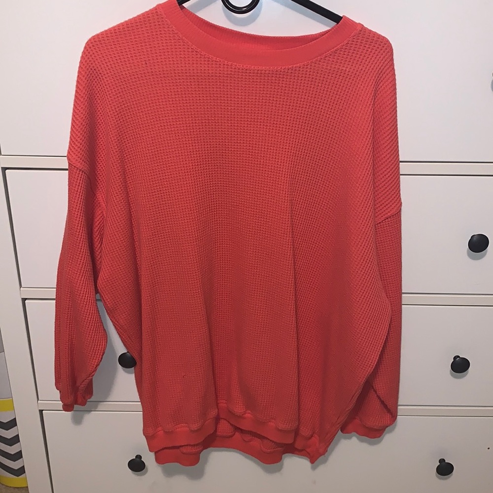 Aerie Waffle Crewneck/Sweater